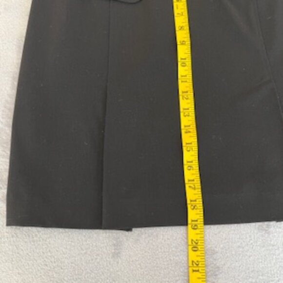 Larry Levine Women's Black Straight Skirt With Front Pockets Wide Waist Band 10 - Picture 5 of 15